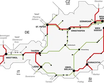 Darstellung des APG Übertragungsnetz.
