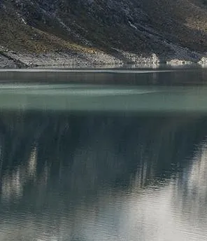Aufnahme vom Stausee Mooserboden Kraftwerk Kapun.